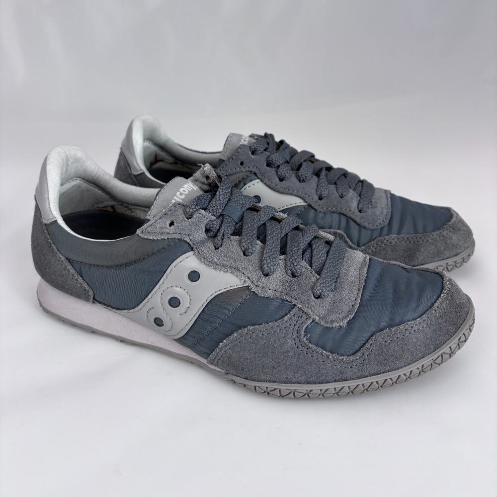 Saucony Bullet Original Classic Retro Shoes Sneakers Gray Women Size 8.5